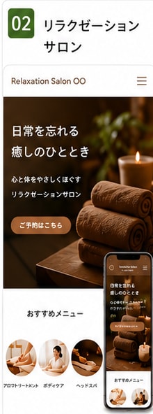 整体院・サロン専門HP制作します AI活用で低価格・高品質に制作 イメージ4