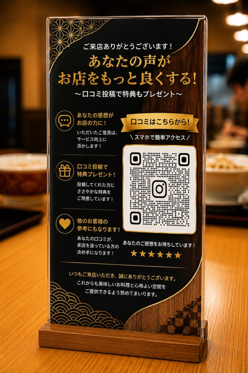 月額0円！飲食店Google口コミAI作ります 現役店主開発！QR置くだけで感想文を自動生成 イメージ7
