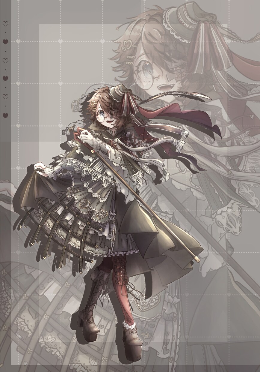 服飾が目を引く！立ち絵・キャラデザを作成します キャラの魅力を最大に引き出す、あなたの理想のデザインを作成 イメージ5