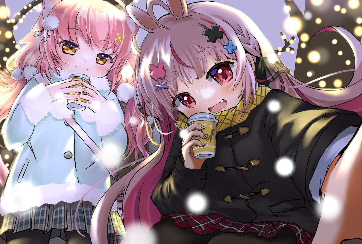 可愛い萌えイラスト描きます 全身イラストも同じ値段で描けます イメージ3