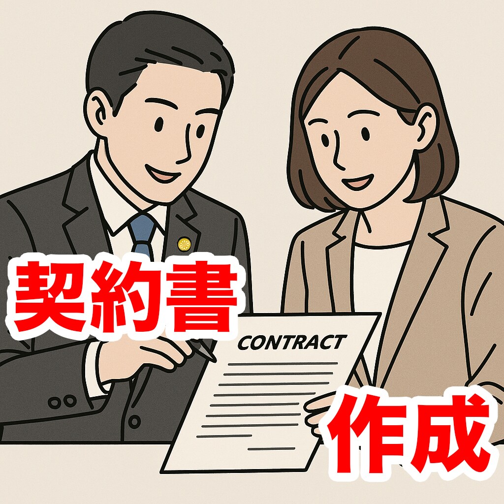 対話力に長けた行政書士が業務委託契約書を作成します アナタに合わせた、アナタだけの契約書が出来上がります イメージ1