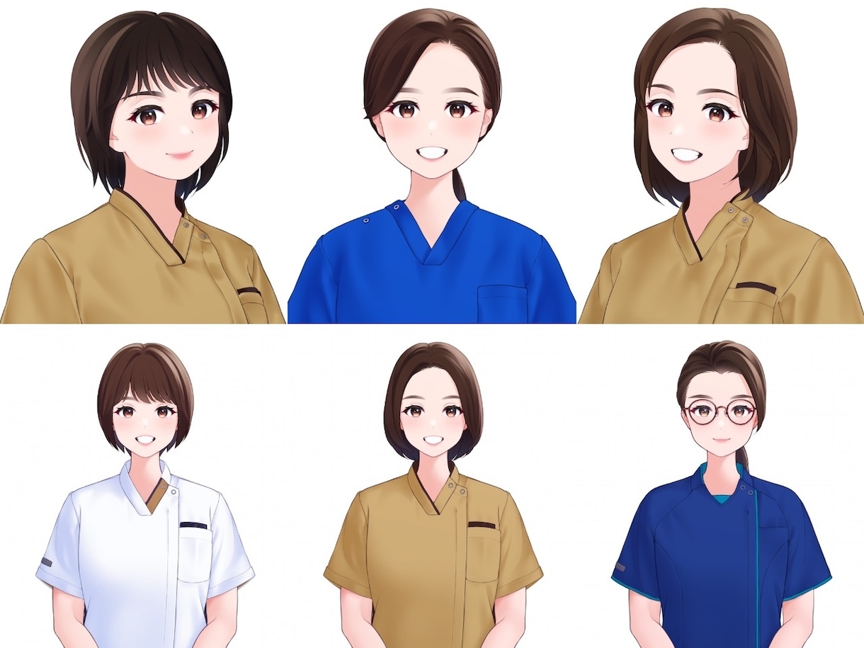 華やかな似顔絵やキャライラストを制作いたします 写真は無くてもOK！ご自身をキャラクター化も◎ イメージ3