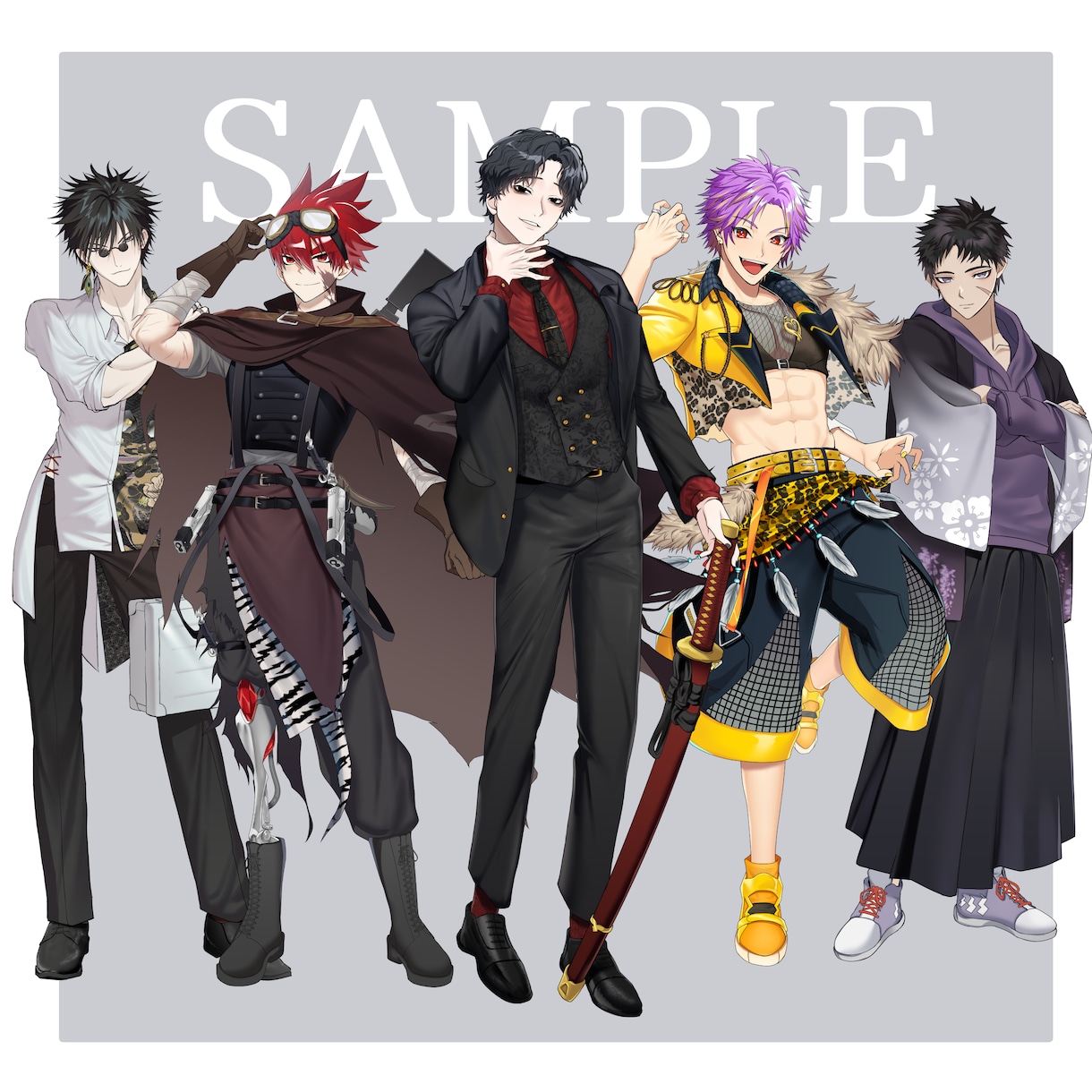 動画やTRPG等に使えるイラスト制作します 修正無制限で安心/理想のキャラクターを提供します！ イメージ4
