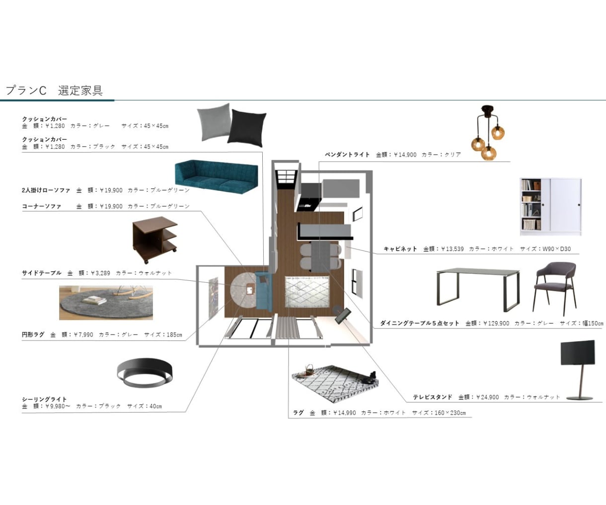 3Dでわかりやすい！家具選定、配置アドバイスします お引越しや模様替えでインテリアにお悩みの方へ イメージ4