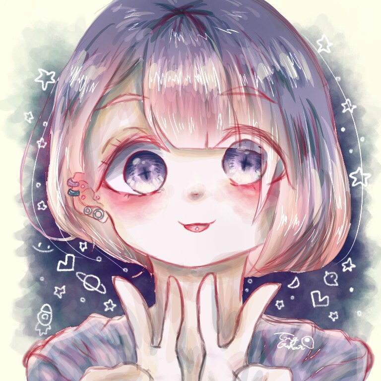 SNS用のアイコンやヘッダー、イラストを制作します 色鮮やかでかわいいアイコン！ハロウィンにもおすすめ！ イメージ2