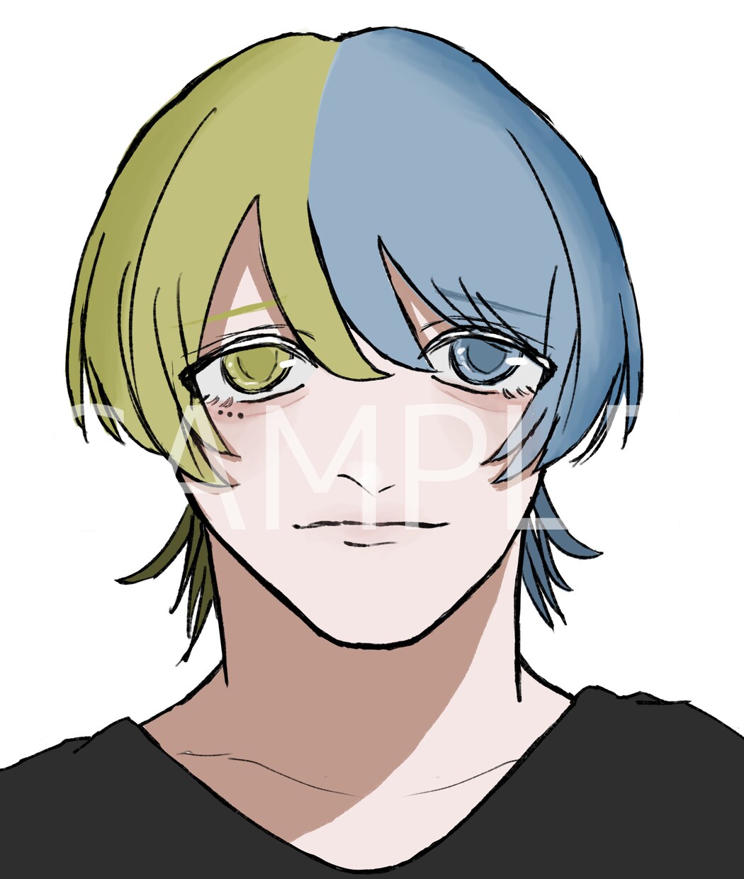 カッコイイ男の子や中性など描きます イラストで活動者様などのサポートしていきたいです イメージ5