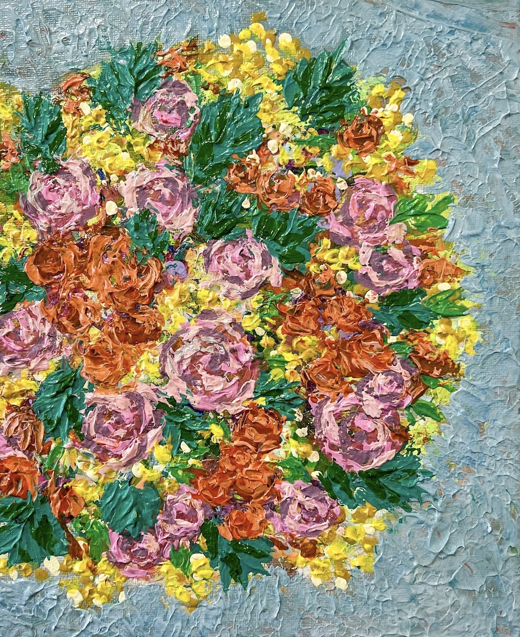 アクリル画、何が届くか楽しみなアートをお届けします 【原画】一点ずつ丁寧に描いたアクリル画を配送します。 イメージ2
