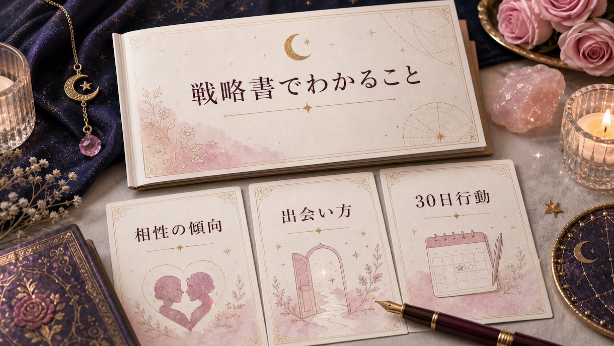 婚活｜運命の人を見極めるための行動を整理します 出会えない・続かないを、次の30日で変える行動へ イメージ2
