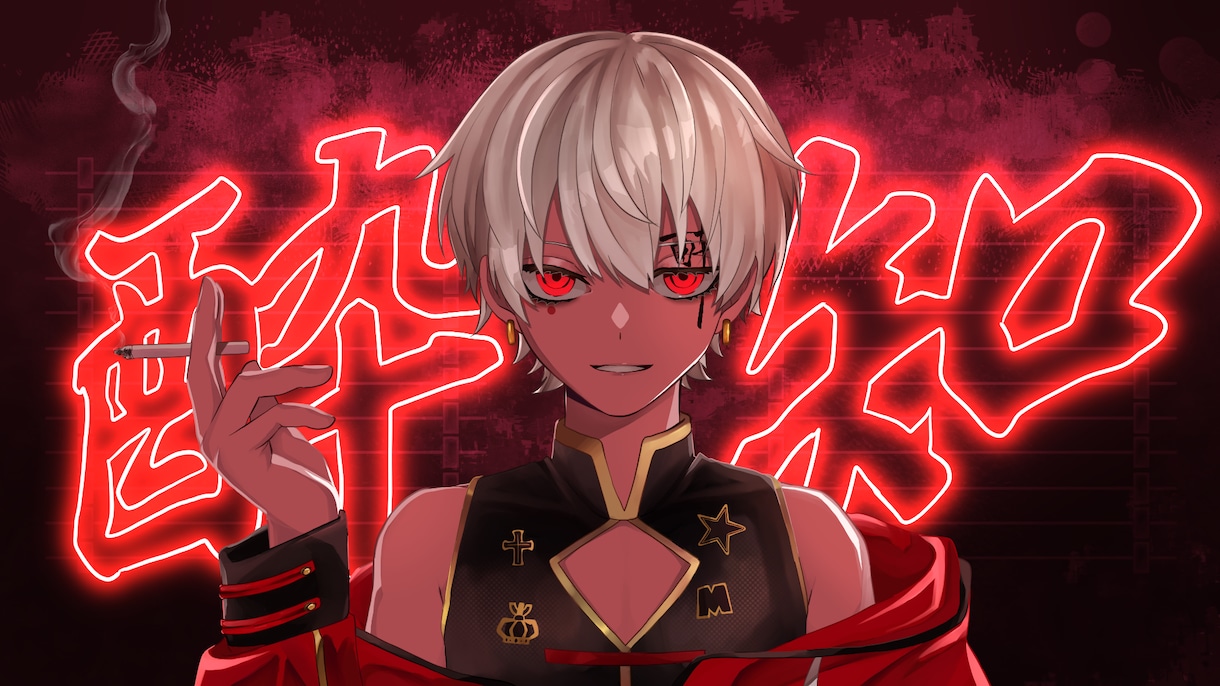 歌ってみた用サムネイル描きます 本家にそっくり！？絵柄寄せ可能 イメージ3