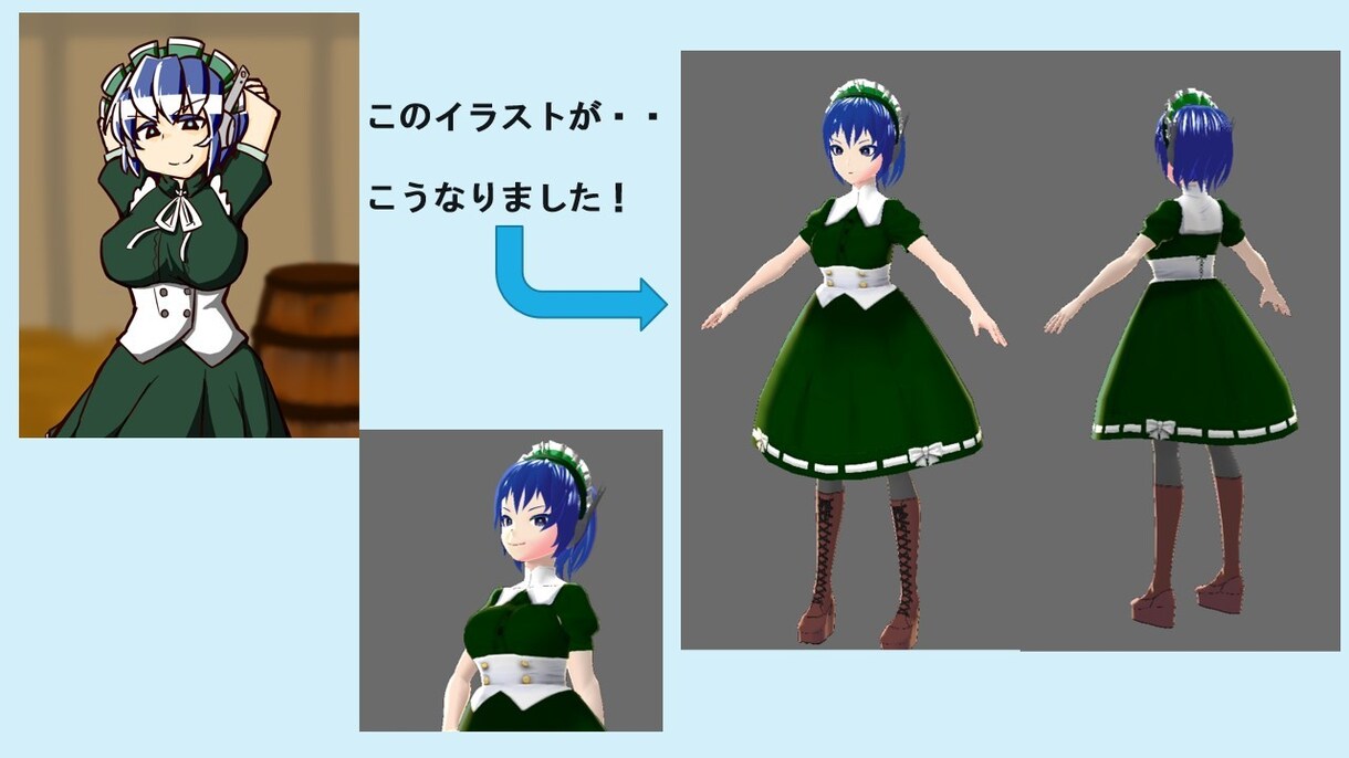 Vroidであなた専用のモデルを作成します Vroidを使用してVroid感の少ないモデルを作成します！ イメージ3