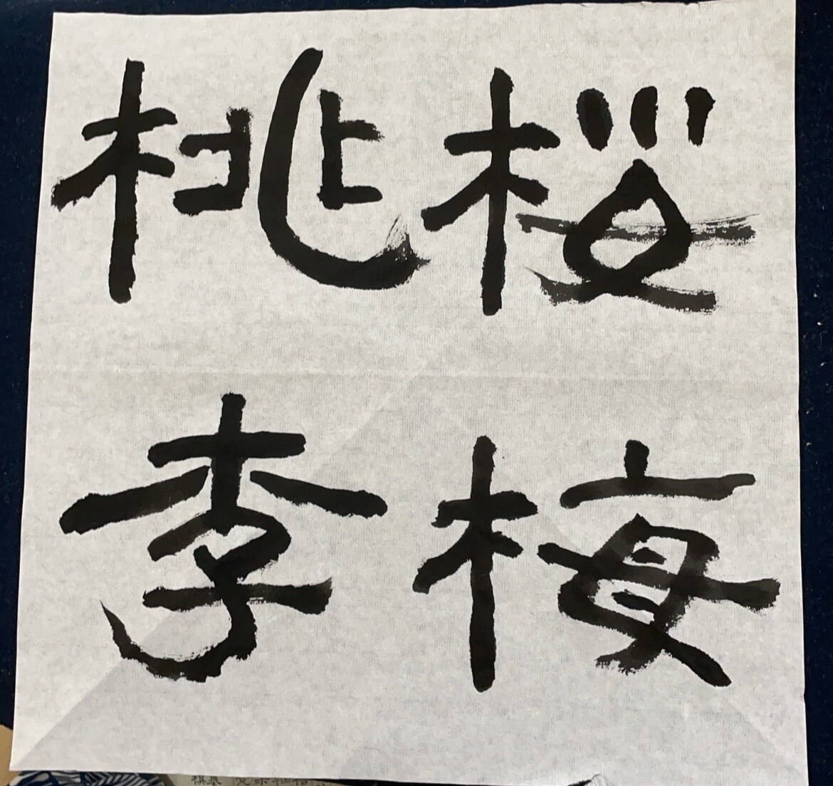 隷書の色紙作成いたします。細筆で作成します 色紙、35✖️35サイズの文字を書かせていただきます。 イメージ4