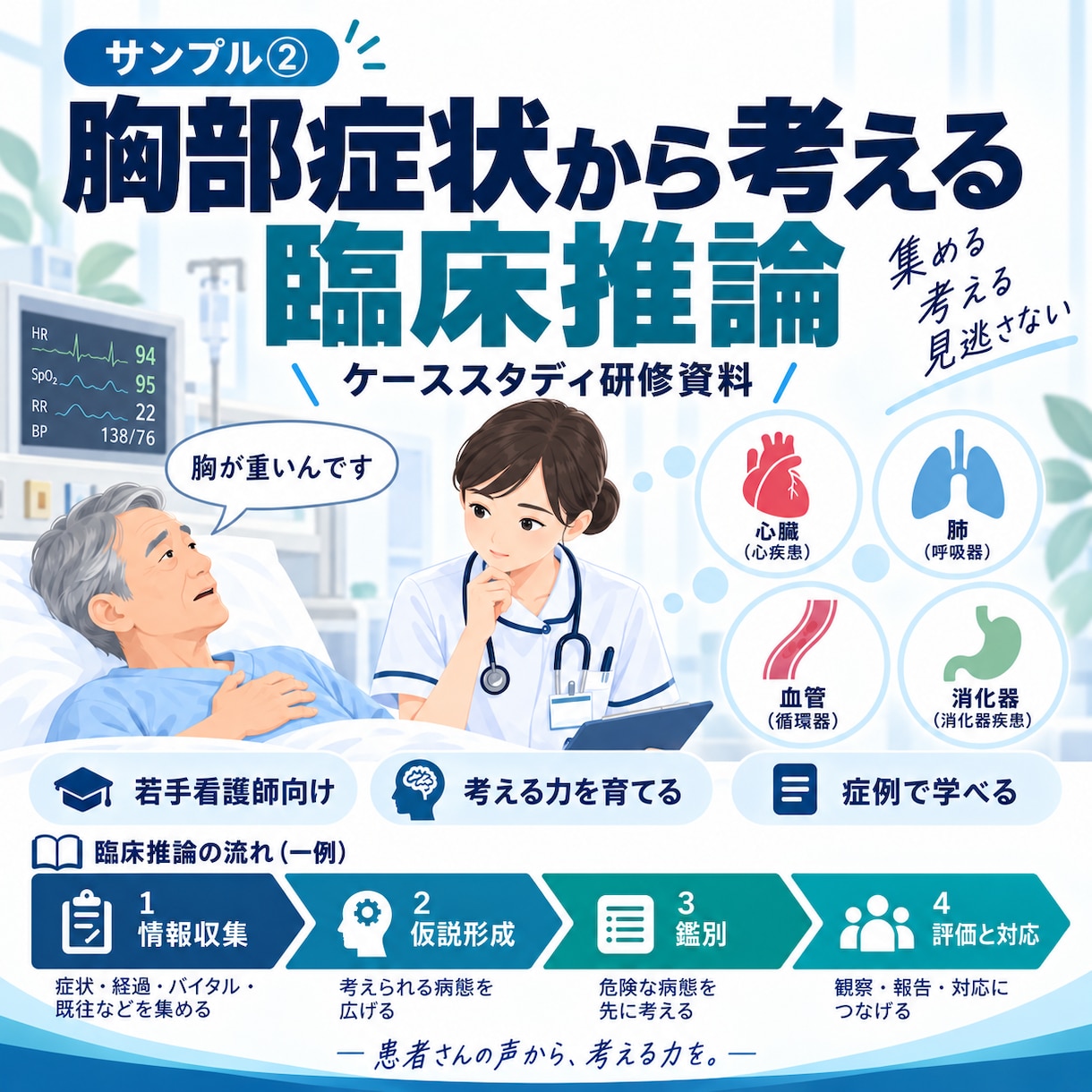 特定行為研修修了看護師が研修資料を作成します 医療・看護専門｜根拠・構成・図解まで一括対応！ イメージ5