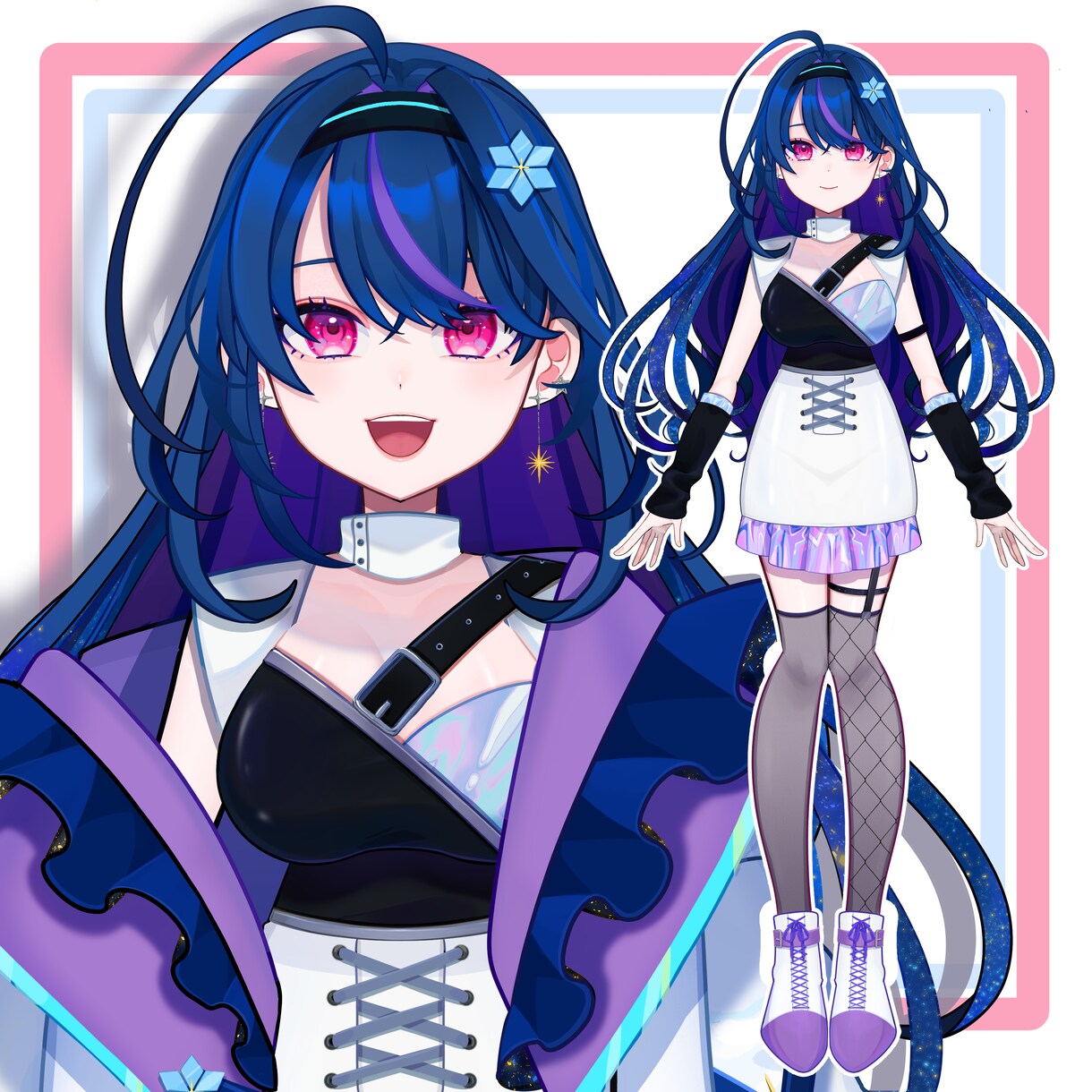 8月まで限定割引！Vtuber用イラスト描きます ビジュアルで愛されるLive2D用イラストを短期間でお届け！ イメージ4