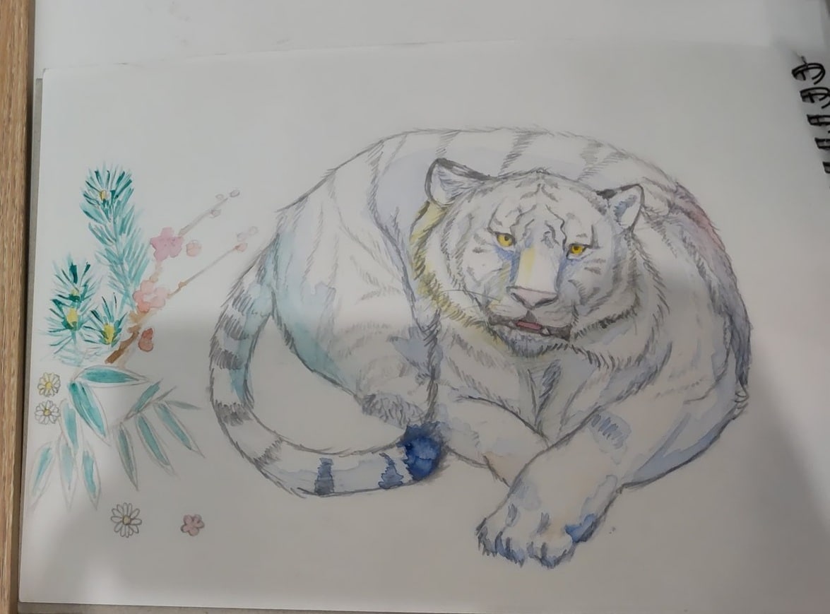アナログで描きます 水彩やカラーペン等を仕様して、お好みのイラストを描きます！ イメージ1