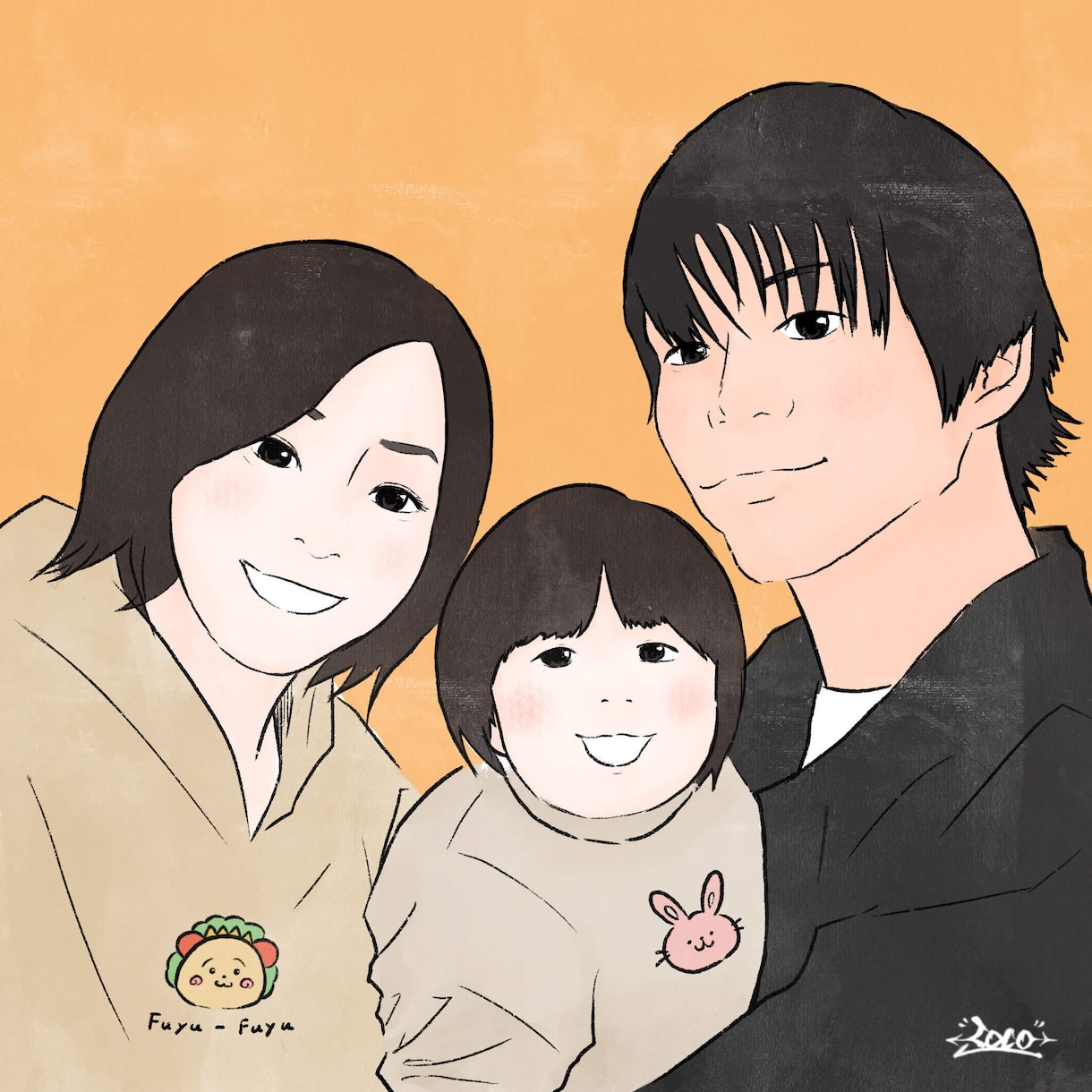 ちょっと盛れてる似顔絵作成します お気に入りの写真をイラストに！プレゼントにも◎ イメージ10