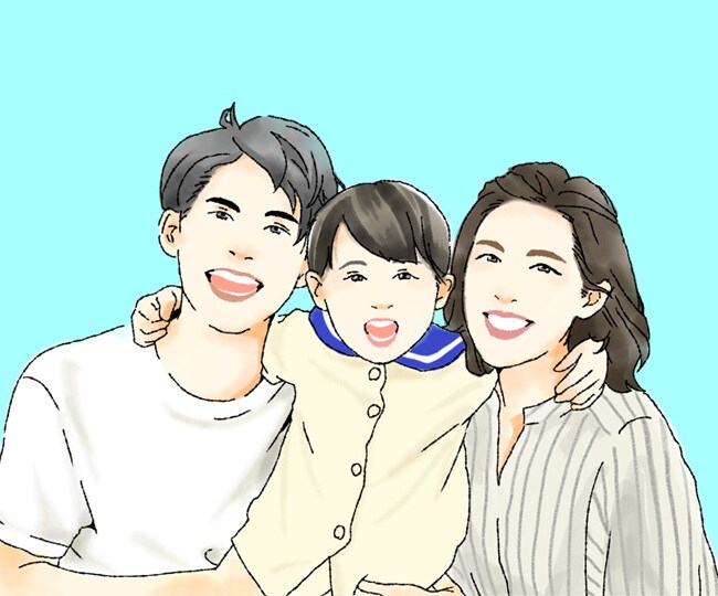 水彩画でおしゃれな似顔絵描きます ポップでシンプル！水彩画調の似顔絵はいかがですか イメージ3