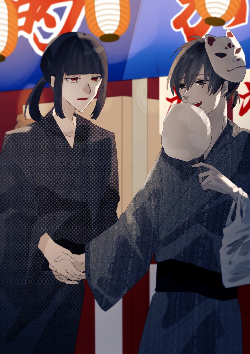 ダークから儚い雰囲気まで幅広いイラスト制作します 表情などキャラクター像を大事に制作いたします！ イメージ5