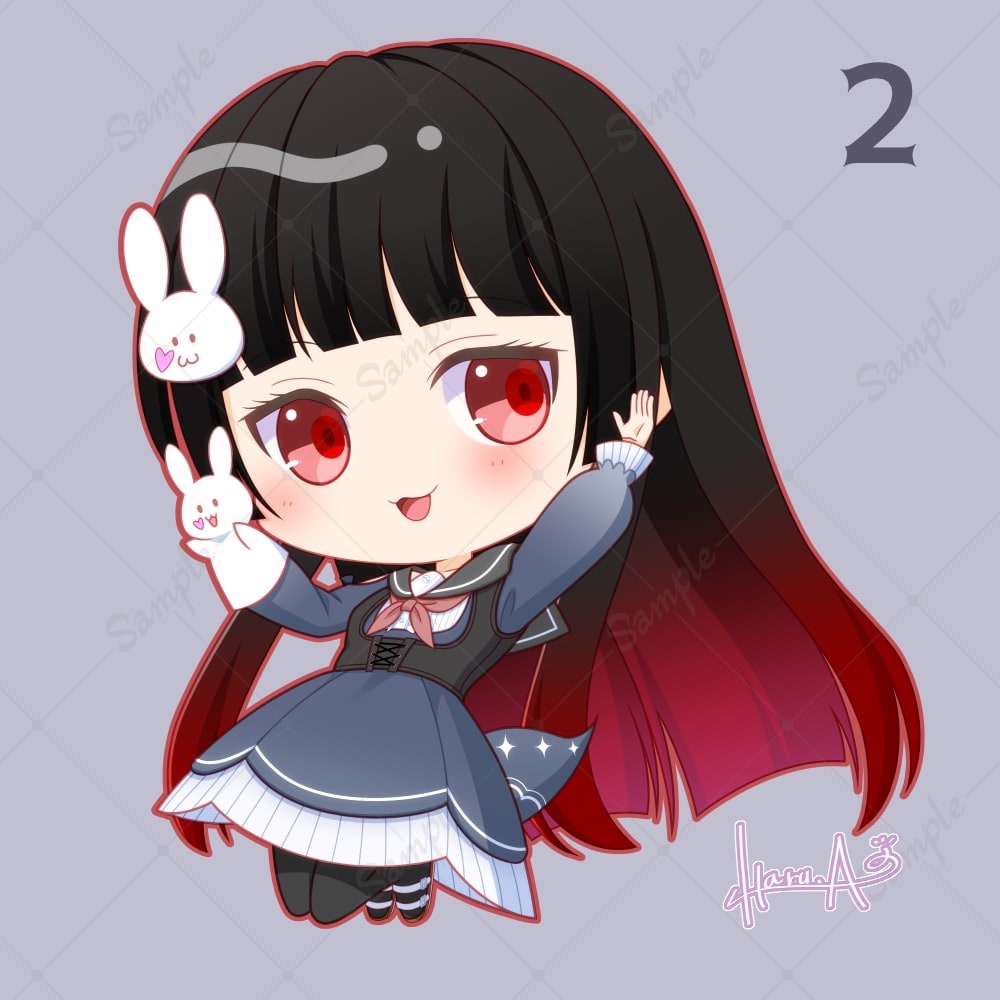 あなただけのかわいいちびキャライラスト描きます ◆グッズ・SNSアイコン・配信でも使える！ イメージ4