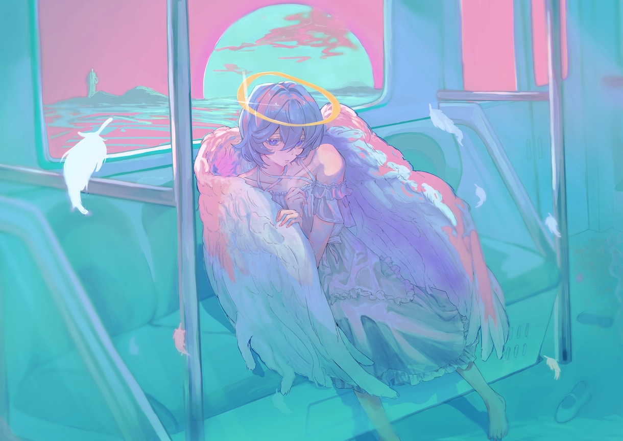 儚い女の子、男の子描きます キャラデザイン、イラストご希望に沿ってイラスト作成いたします イメージ10