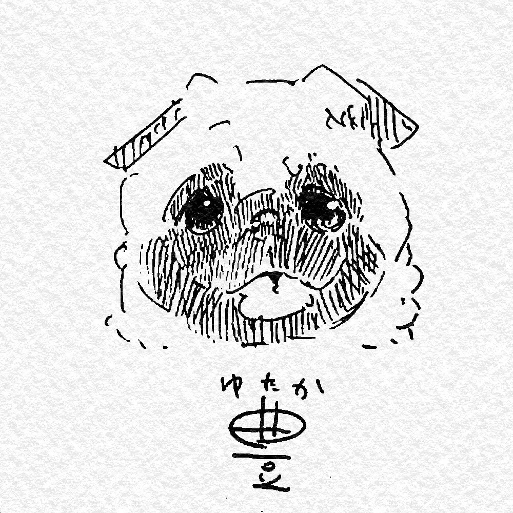 お写真からワンちゃんのモノクロ似顔絵描きます お二人までお値段そのまま！データのみのお渡しなので早い！ イメージ8