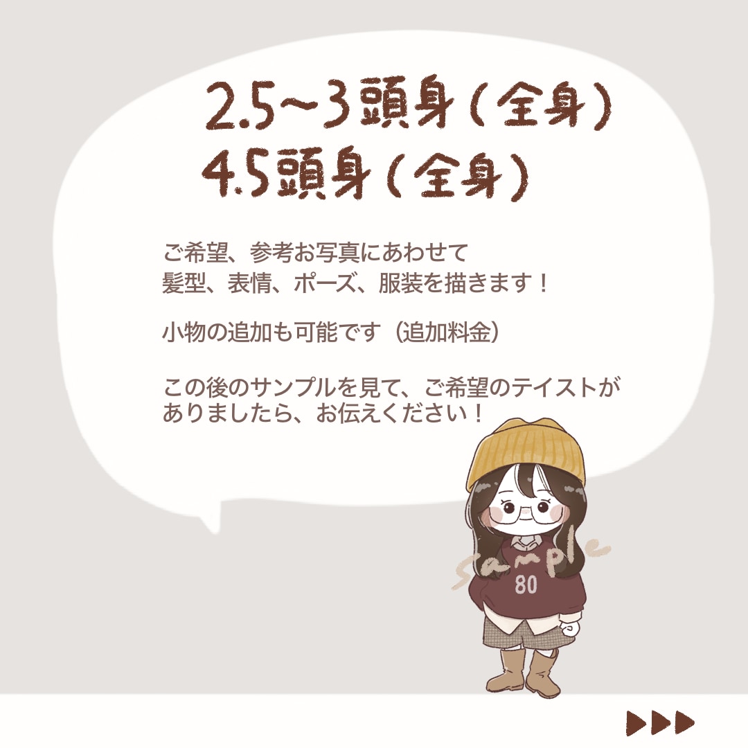 デフォルメ化したゆる可愛系イラストをお届けします 実績100人以上！お祝い事、sns運用、個人用におすすめ イメージ6