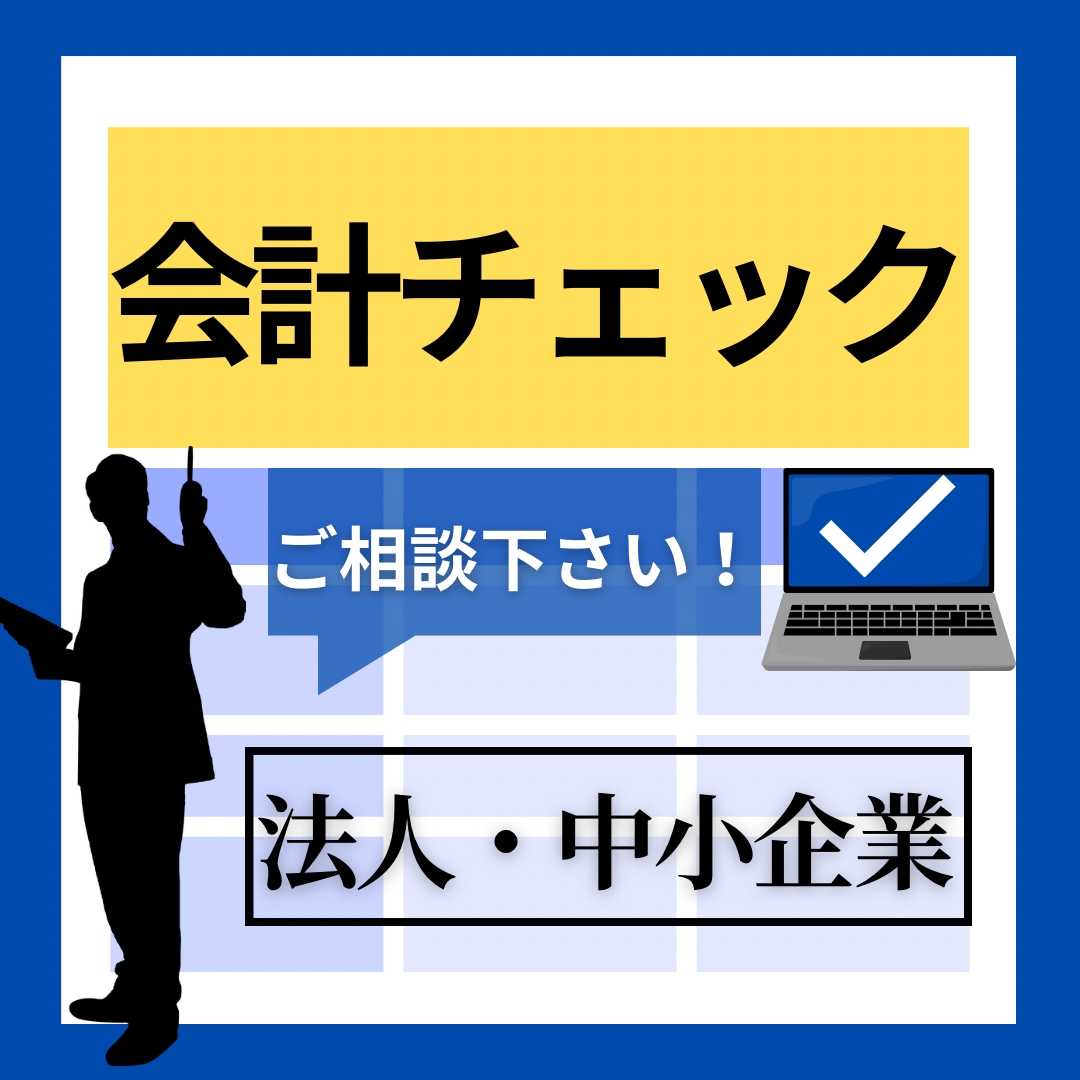 毎月のチェック(法人)の入力アドバイスします 税理士に頼むほどでもないが不安な方 イメージ1