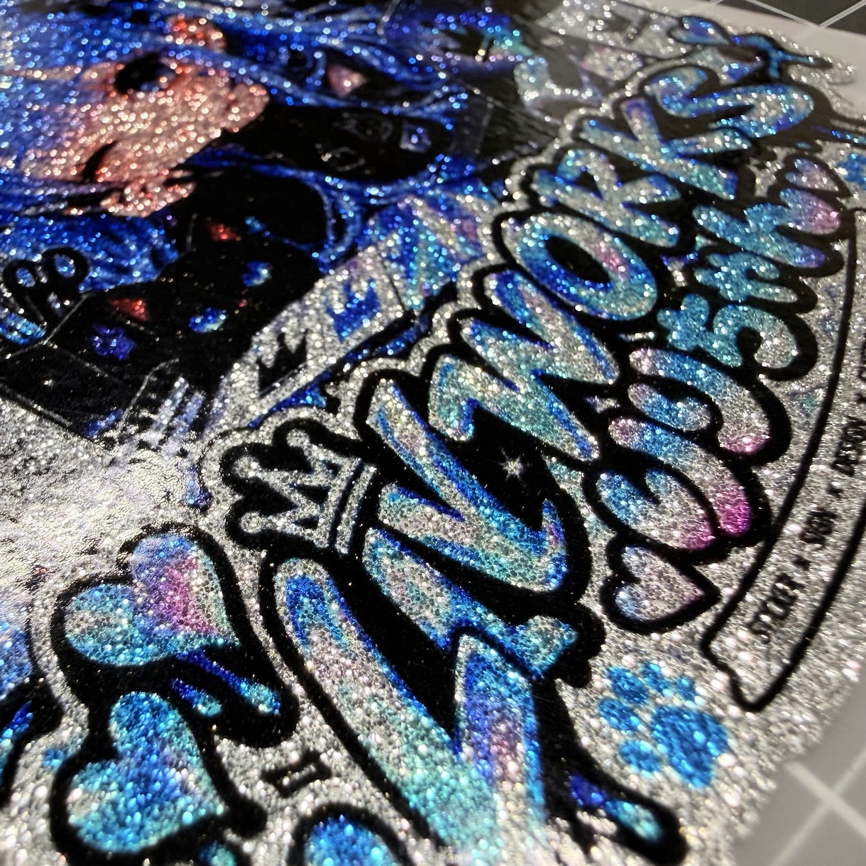 キラキラ⭐︎オリジナルラメステッカーを制作します ロゴ・画像・イラストからフルカラーで制作✨ イメージ3