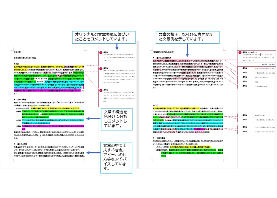 就活用エントリーシートほかの作成をお手伝いします 採用担当者にささる文章に校正・リライトします。 イメージ1