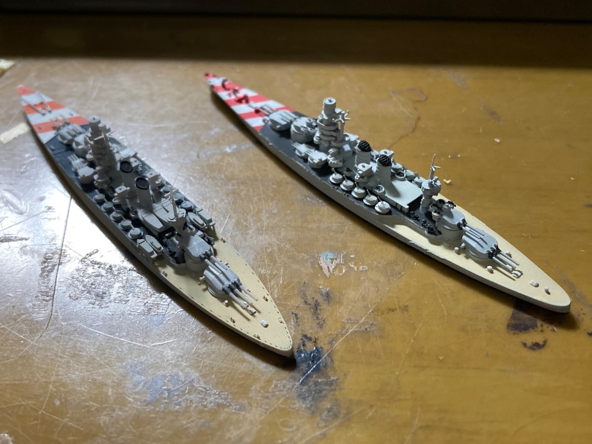 艦船模型1/700 350専用制作致 します 色分け塗装、エッチング、ディテールアップ、汚し塗装致します。 イメージ5