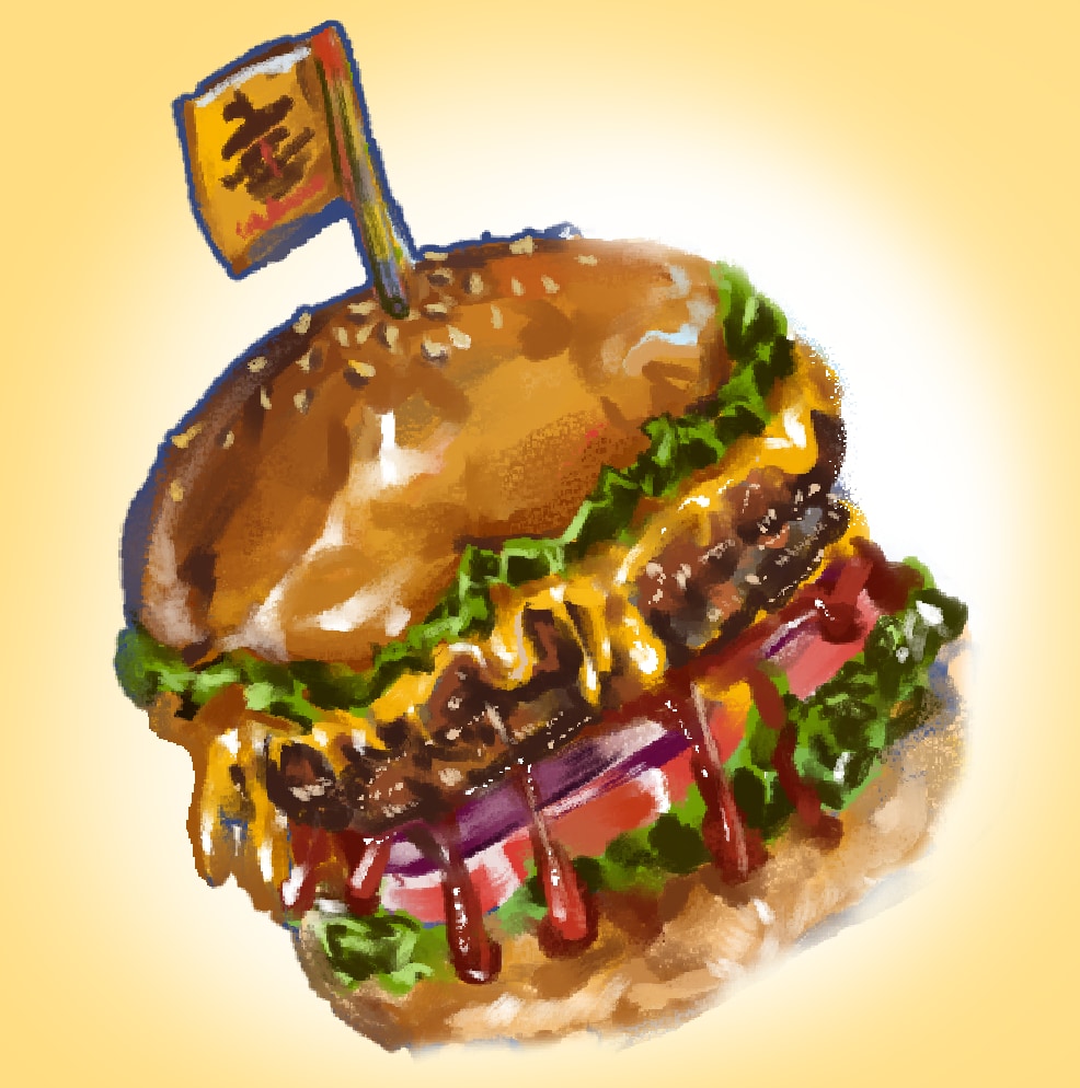 リアルな食べ物描きます 美味しそうなお料理画面上に描き出します イメージ1