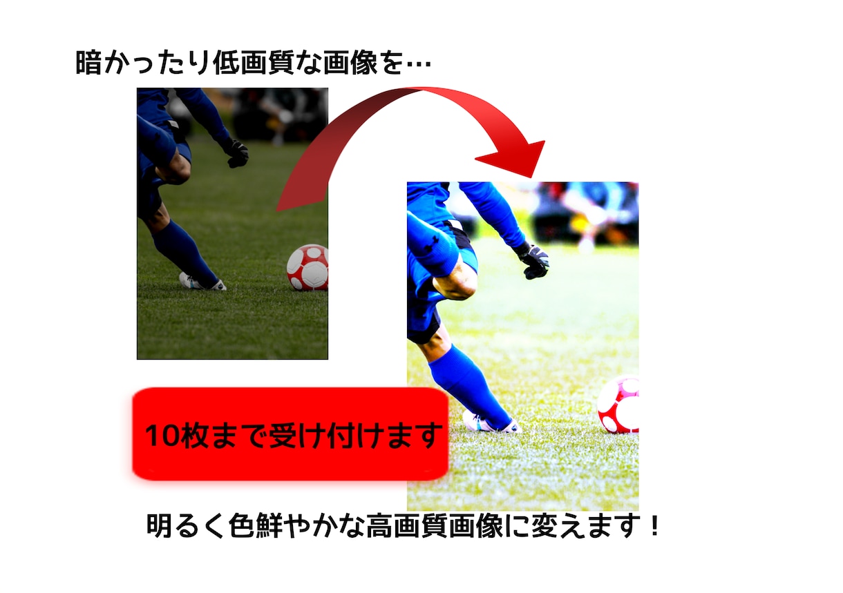 普通の写真を高画質かつ映える写真に変えます 10枚まで無制限の利用で1000円！ イメージ1