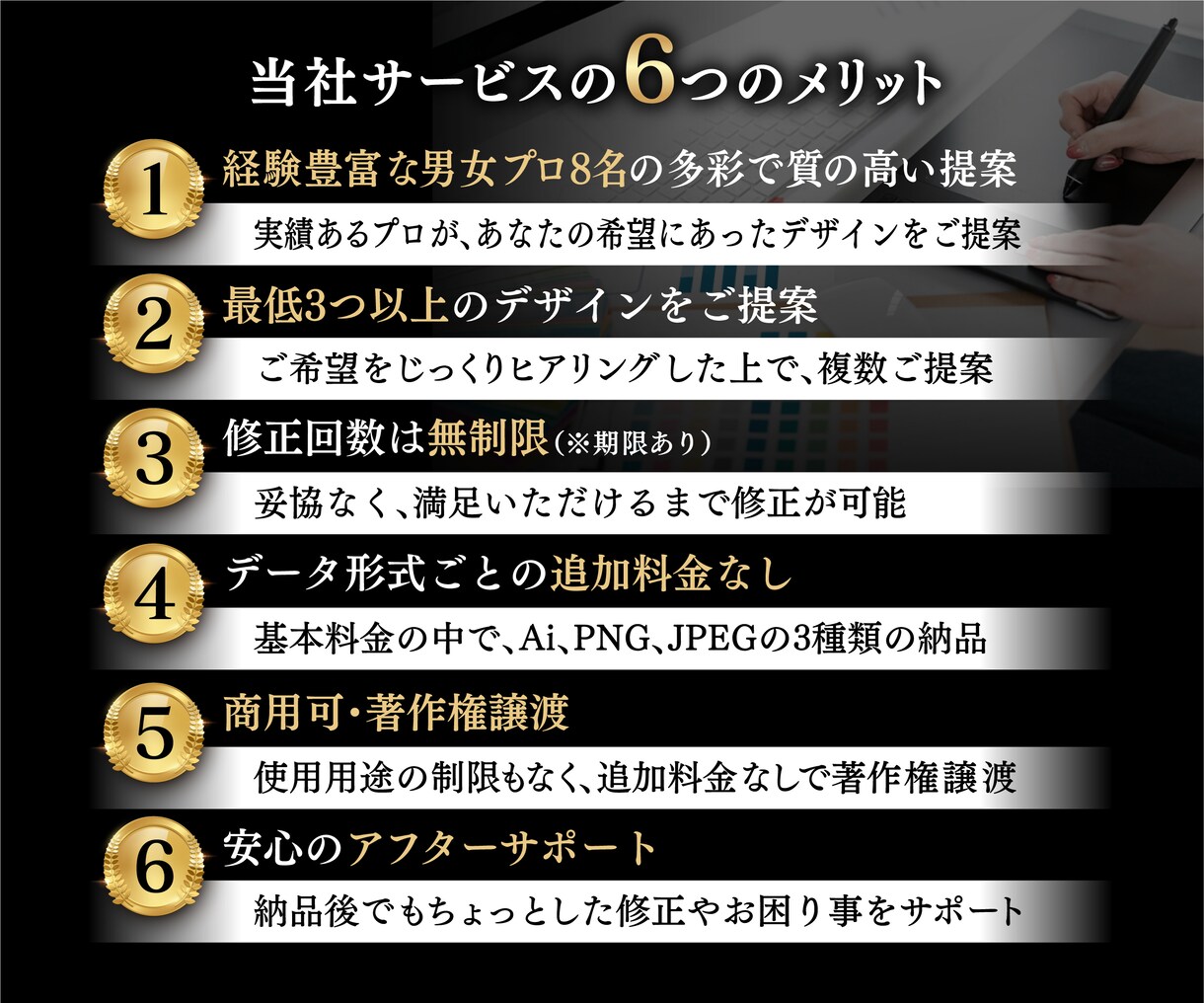 品質保証！男女8名のプロが、理想のロゴを作成します どんなジャンルにも対応可能【修正無制限・Aiデータ込み】 イメージ2