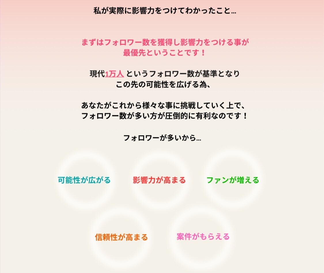 現代インフルエンサー監修⭐️インスタ運用代行します 購入一切なし/フォロワー増加特化型/影響力・集客率UP！ イメージ2