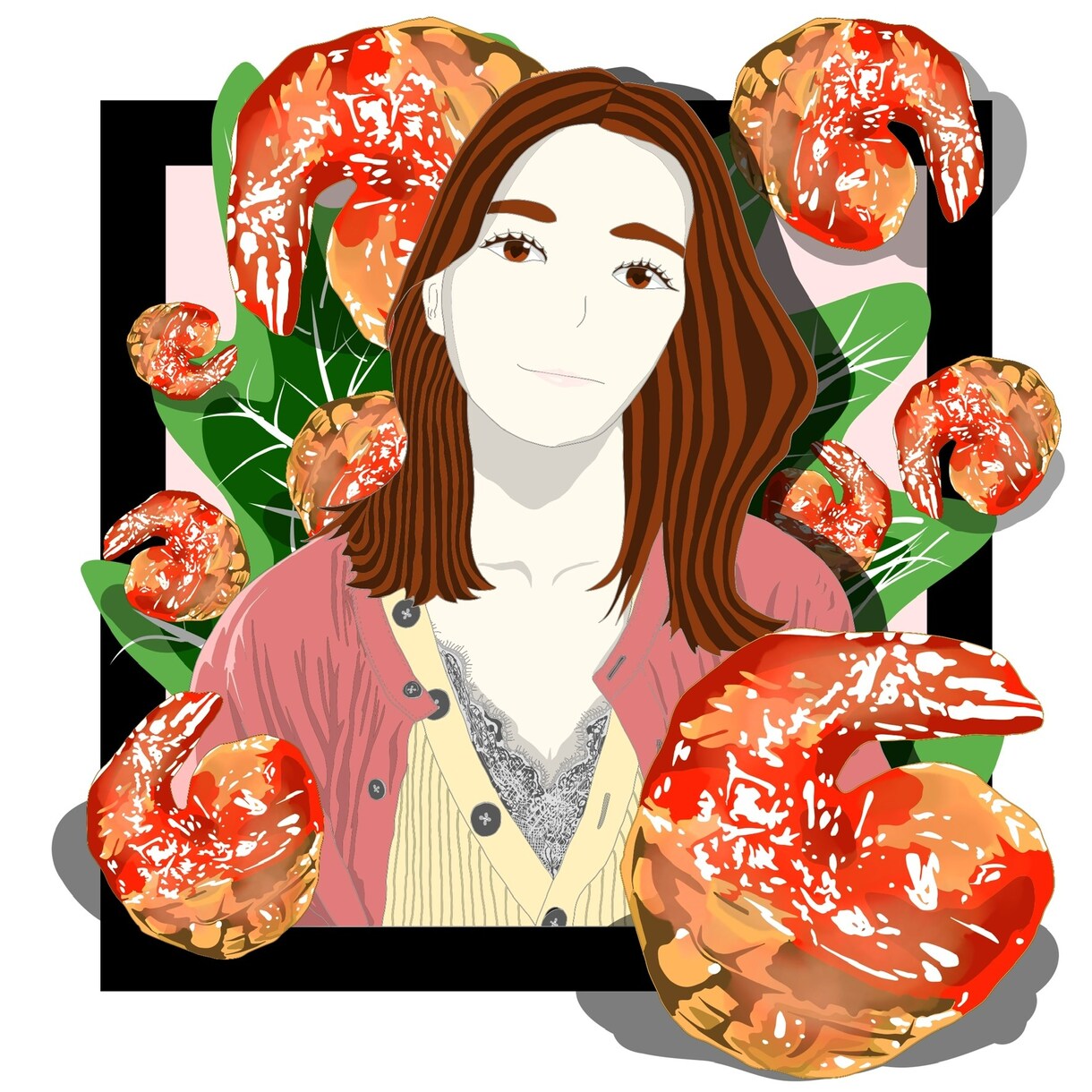 オーダーメイドのイラスト描きます 食べ物とかわいい人物のイラストです！ イメージ1