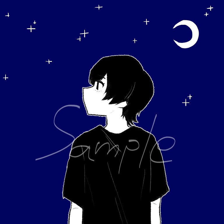 SNSアイコン・イメージ画像描きます SNSのアイコン.配信のイメージキャラクターのイラストなどに イメージ2