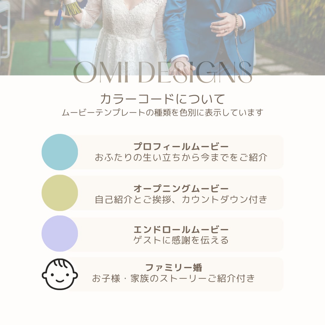 結婚式プロフィールムービーのテンプレをお渡しします Canvaテンプレ iPhoneで作成可 Serenity イメージ6