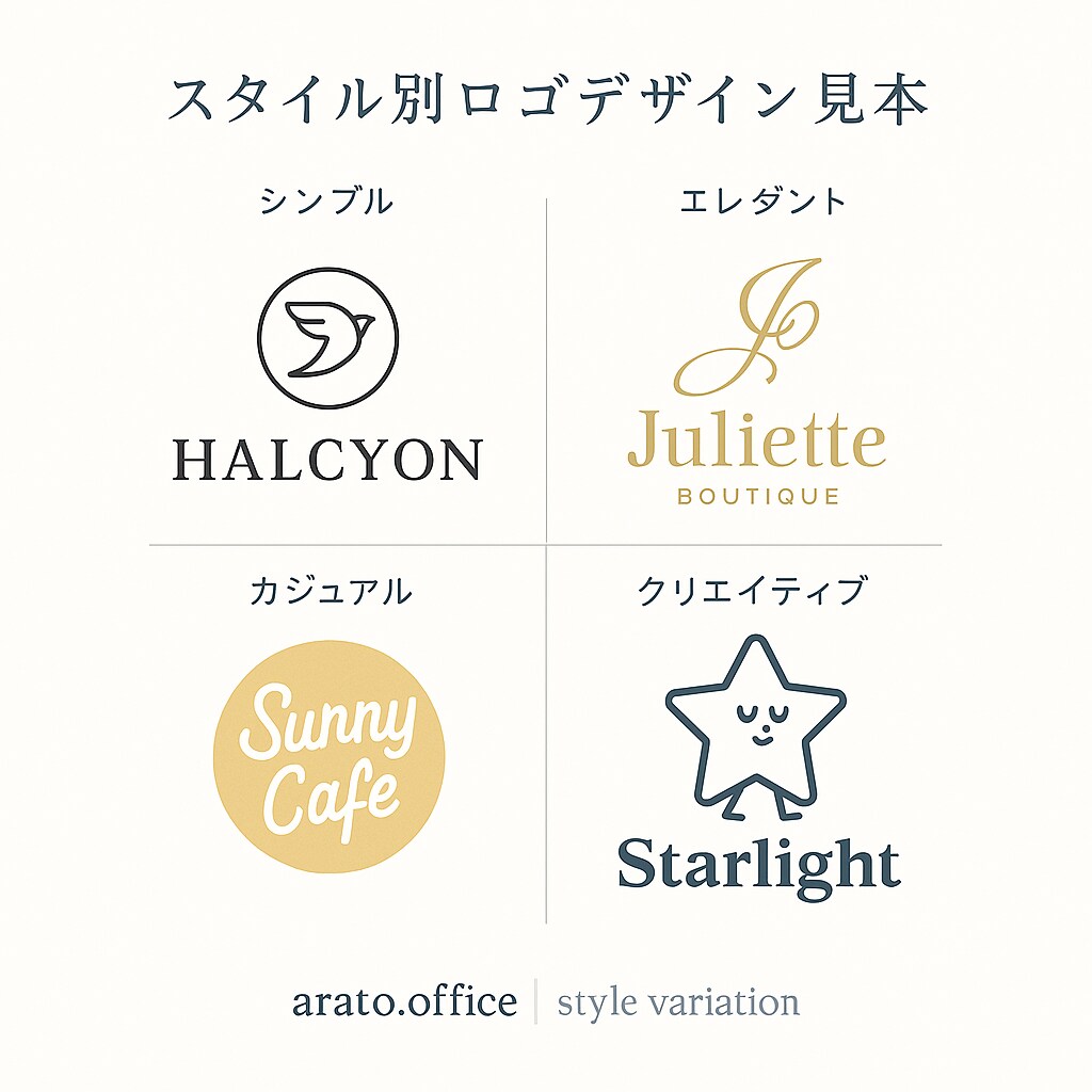 ロゴ＋名刺デザインを丁寧に制作します 世界観に合わせた印象的なロゴと名刺をデザイン イメージ3