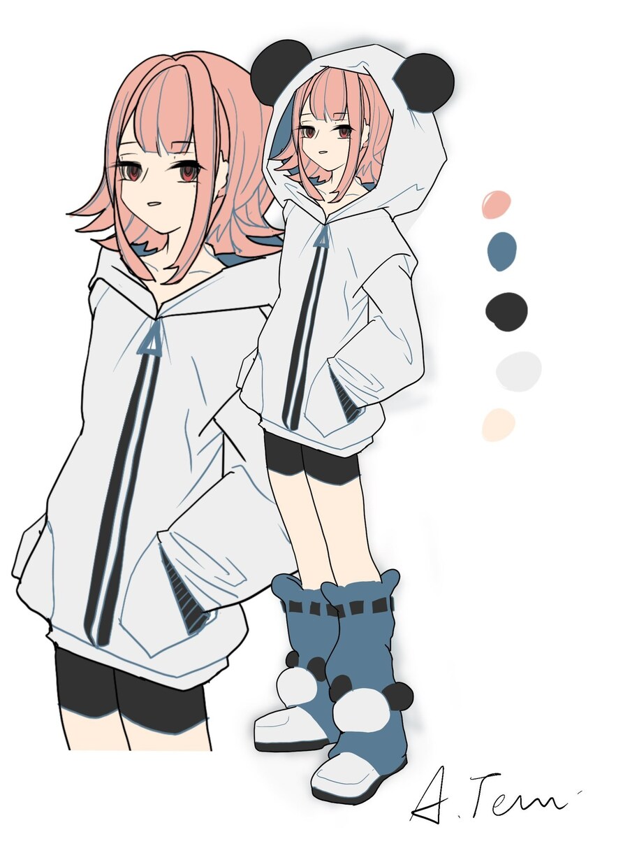 キャラクターデザインから立ち絵まで提供します 立ち絵・全身イラストを描きます イメージ5