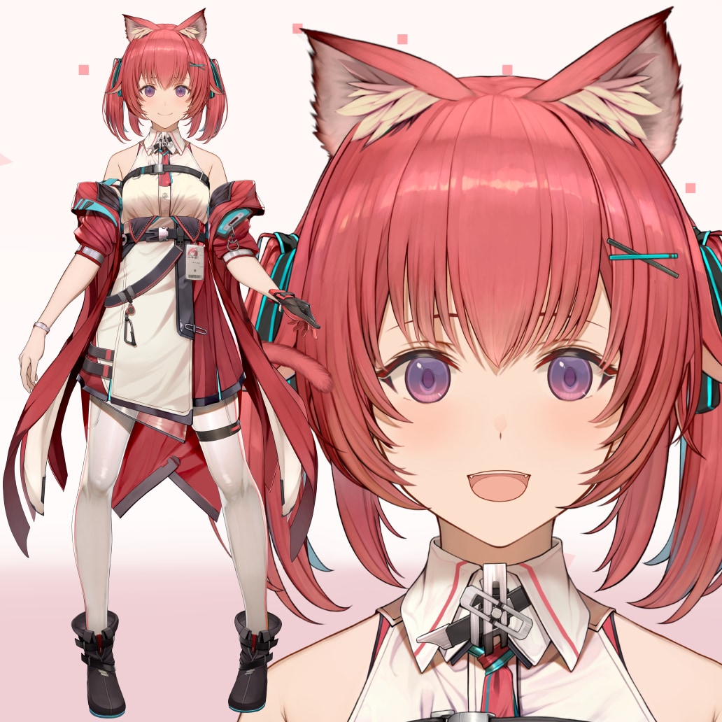 プロ品質◇Vtuber立ち絵から一枚絵まで承ります Vtuber用立ち絵イラストやパーツ分、モデリングも可能です イメージ2