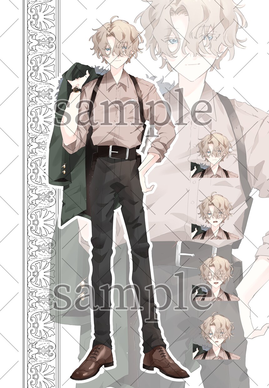 立ち絵イラスト描きます 全身の立ち絵イラストを描きます！TRPGなどにお使い頂けます イメージ2