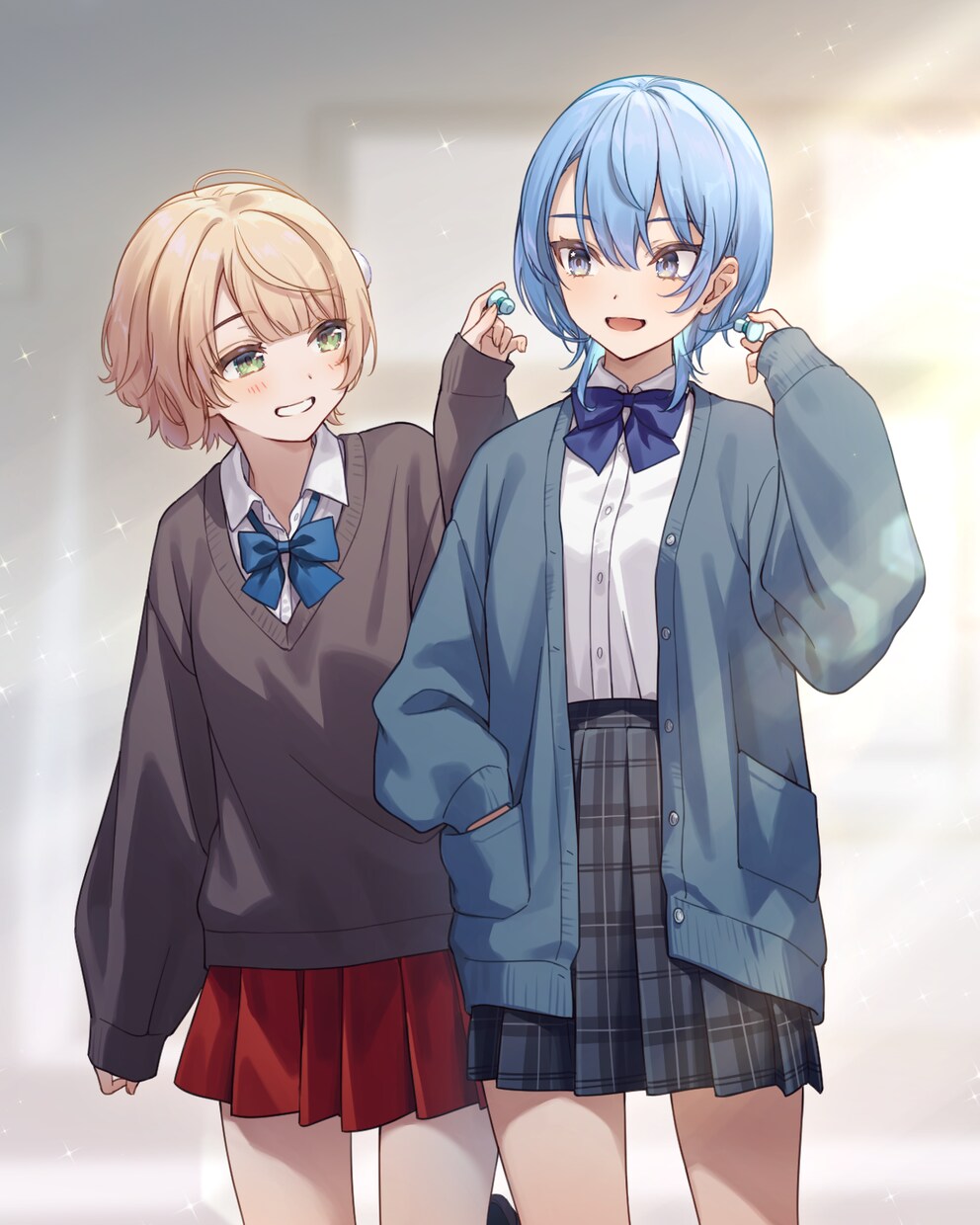 サムネ、立ち絵、一枚絵等、様々なイラスト制作します キャラクターだけでなく背景も制作可能です！（商用含む） イメージ9