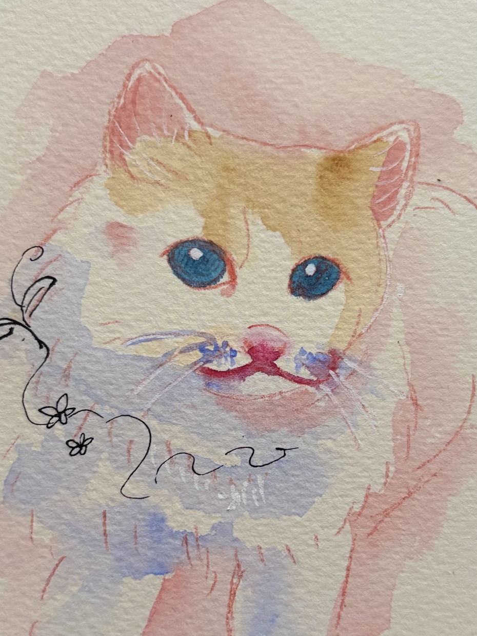 大切なペットをやさしい手描きイラストにします いつもの可愛い姿を、手描きの一枚に残しませんか？ イメージ4