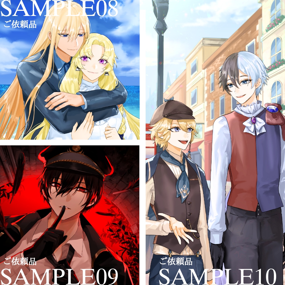 背景つきイラスト制作いたします 挿絵、表紙絵、動画用など雰囲気のある一枚絵お描きします！ イメージ5