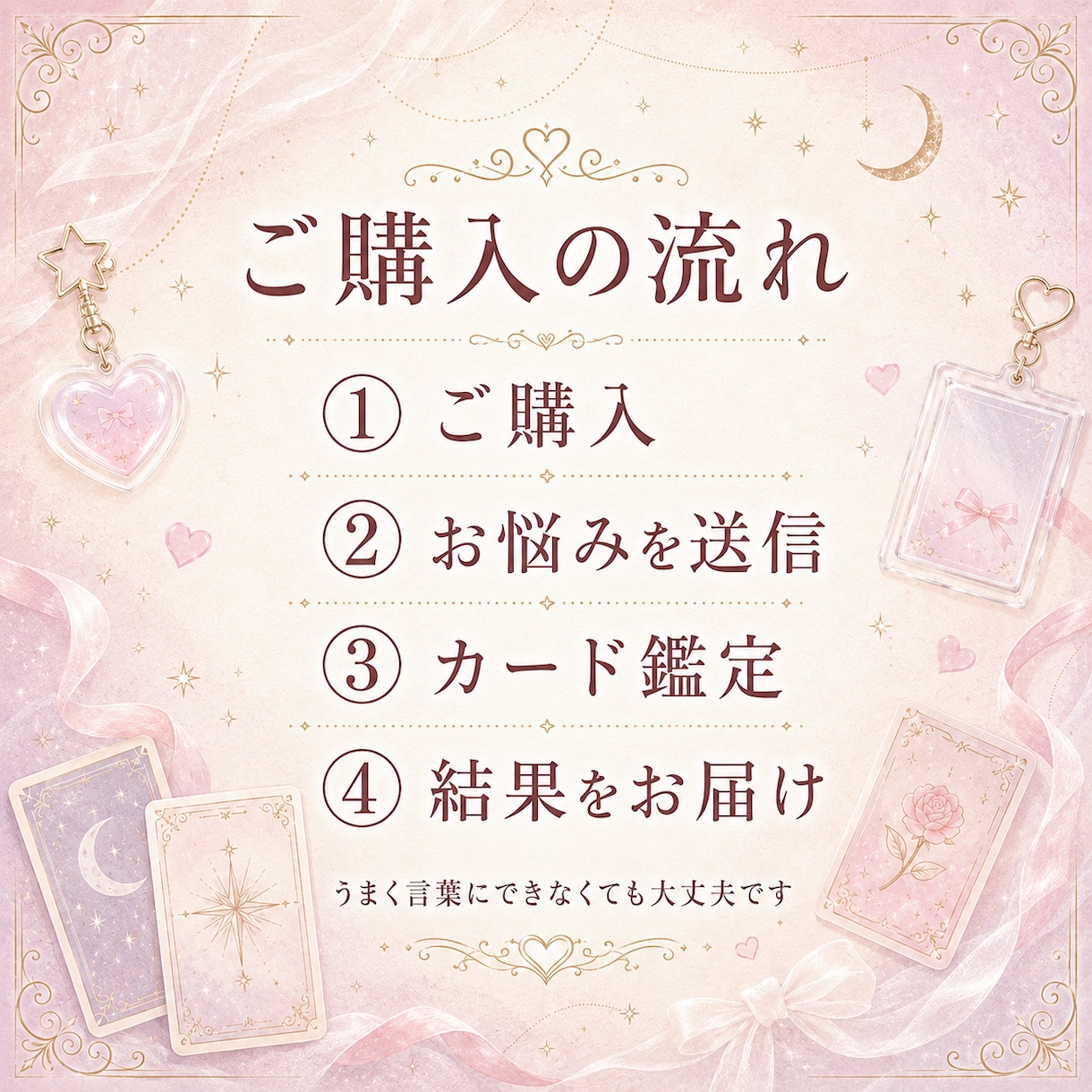 推し変・担降りに迷う気持ちをカードで整理します 好きでいたいのに苦しい気持ちに寄り添います イメージ5