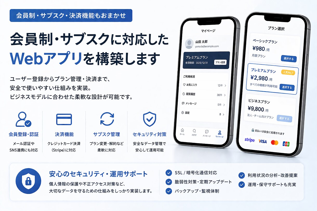 AI・会員制Webアプリを制作します AI・会員制・コミュニティ対応 イメージ2