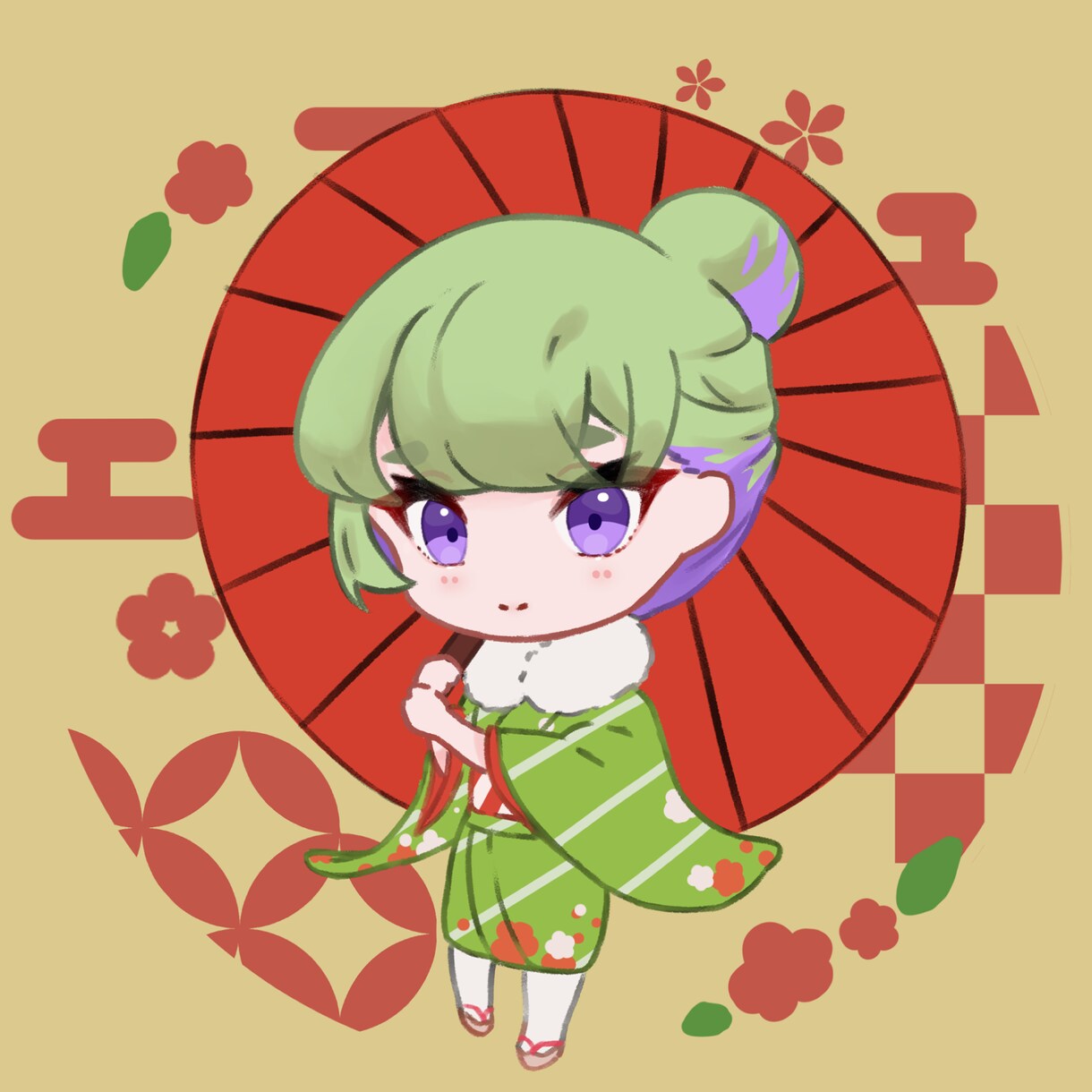 壁紙やヘッダーにかわいいミニキャライラスト描きます ゆるい雰囲気のあるかわいくて親しみやすいイラスト作成します！ イメージ5