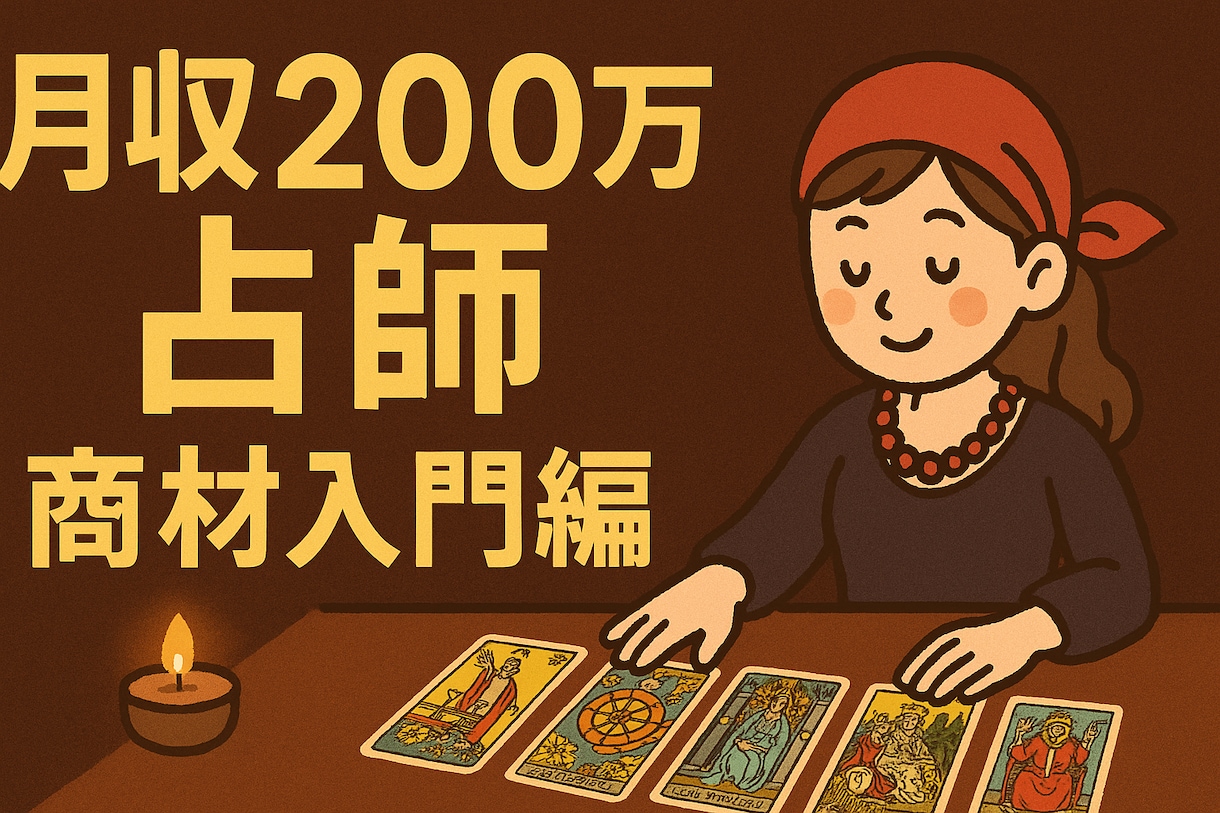 占いで月収200万へ導く実践教えます 月収200万円を目指す占師のための完全マニュアル イメージ1