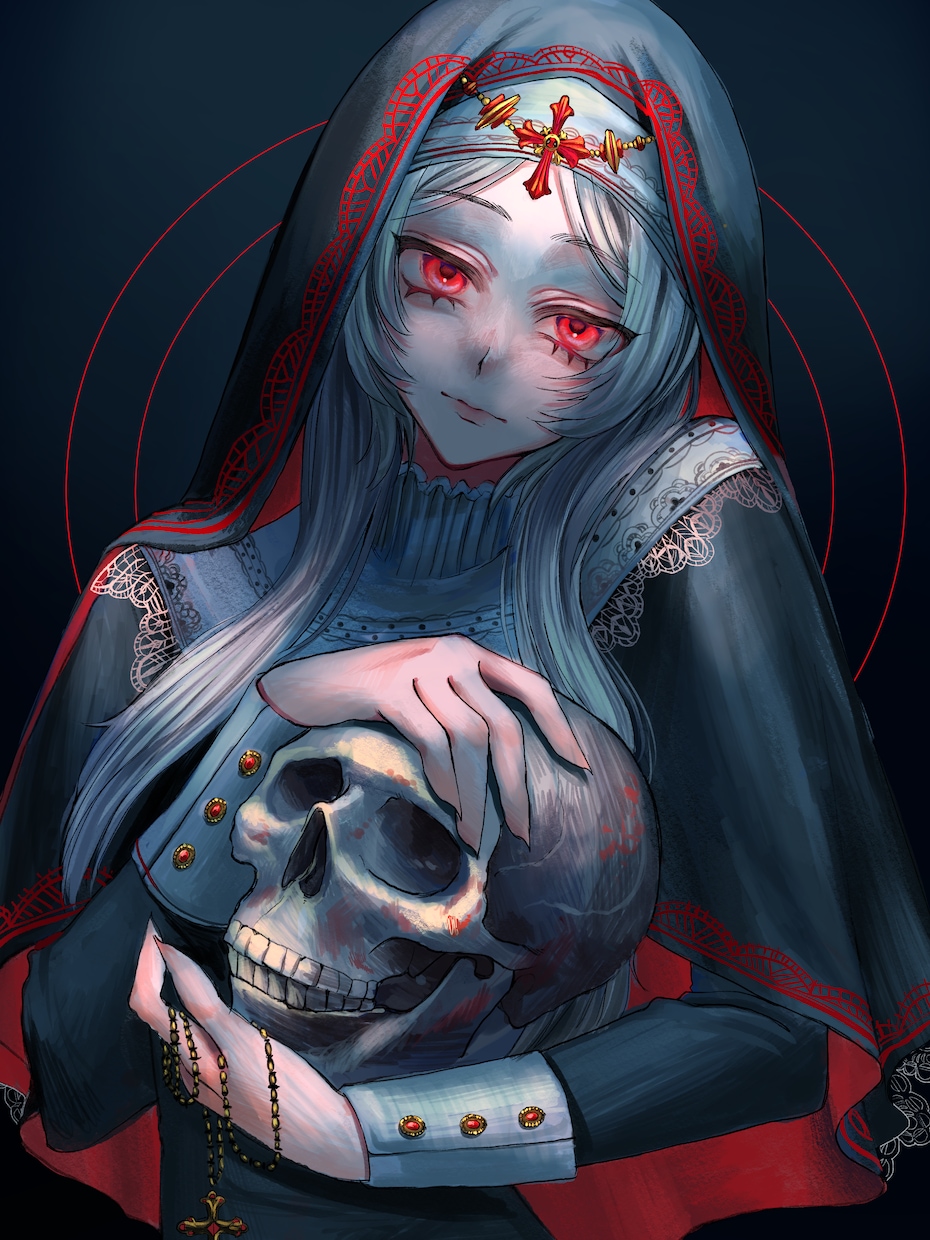 儚いイラスト描きます 世界観を重視した厚塗り風のイラスト制作 イメージ1