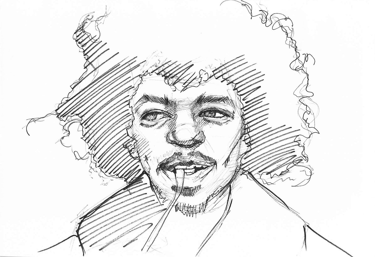 アイコンなどに出来るスケッチ風似顔絵作成いたします スケッチテイストでお洒落なポートレート描きます！ イメージ2