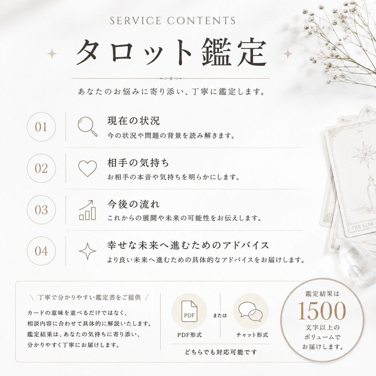 タロットで彼の本音を言語化します 恋愛全般.片思い.復縁.夫婦問題 恋の悩みを一人で抱えないで イメージ5